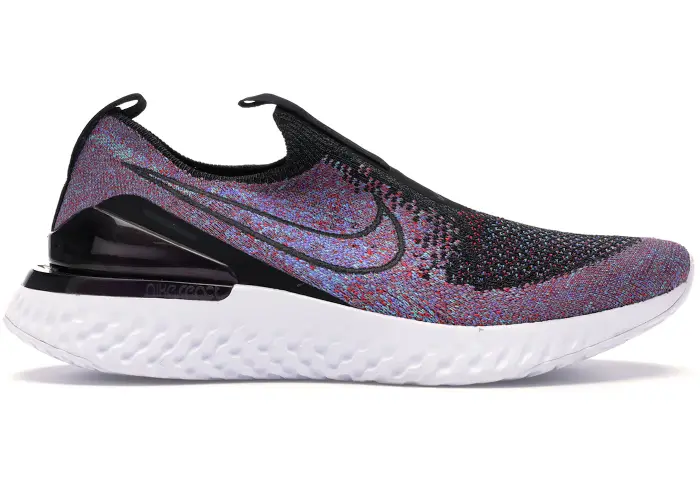 Size 7.5 - Nike Epic Phantom React Flyknit Black University Red Hyper Jade (Wome