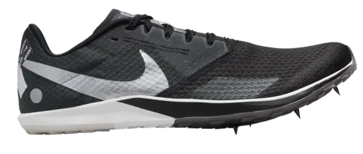 Size 10.5 - Nike Zoom Rival 6 'Black Metallic Silver' DX7999-001
