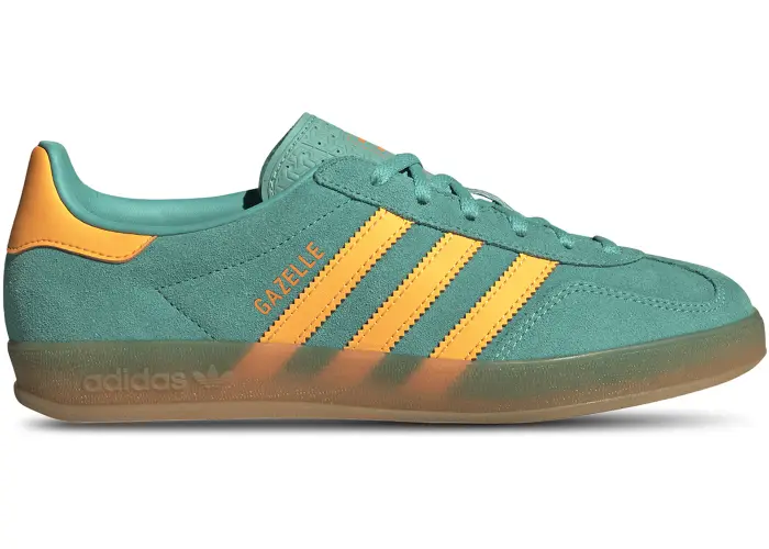 Size 6.5 - adidas Gazelle Indoor Acid Mint Orange (Women's) JS1414