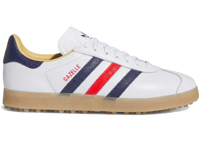 Size 10.5 - adidas Gazelle Leather Spikeless Golf (MENS) JP7705