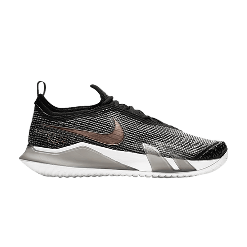 Size 8.5M/10W - Wmns NikeCourt React Vapor NXT 'Black (no box) Bronze' CV0742-00