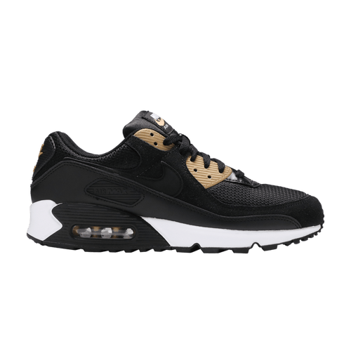 Size 8M/9.5W - Nike Air Max 90 'Black Gold (No Box) DM7557-001