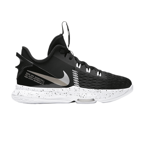 Size 6M/7.5W - Nike LeBron Witness 5 GS 'Black (No Box) CT4629-001