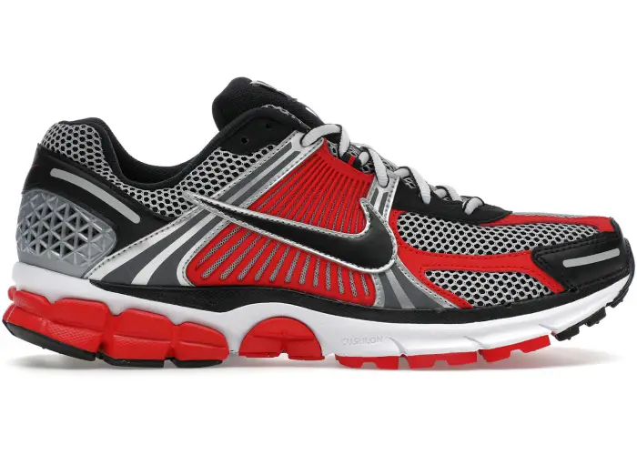 Size 8.5M/10W - Nike Zoom Vomero 5 Metallic Silver Red (No Box) HV0926-095