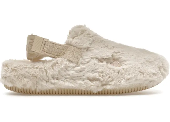 Size 5.5M/7W - Nike Calm Mule SE Sanddrift Fur (Women's) (NO BOX) fz3119-100