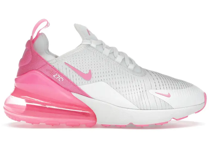 Size 4M/5.5W - Nike Air Max 270 Summit White Pink Women's (NO BOX) HJ3222-104