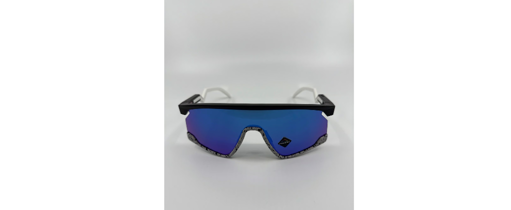Oakley BXTR Sunglasses Prizm Sapphire Lens Matte Black Frame OO9280-0339