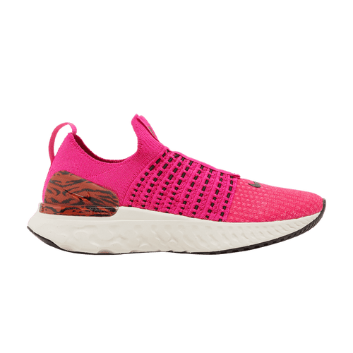 Size 5.5M/7W - Nike Wmns React Phantom Run Flyknit 2 'Pink (NO BOX) DQ7649-600
