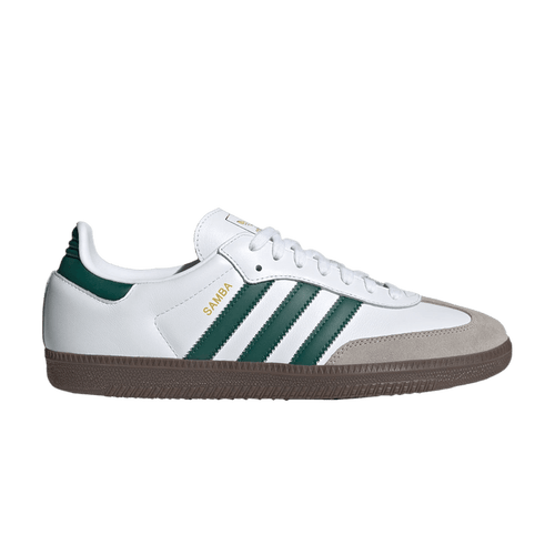 Size 5M/6.5W - Adidas Samba OG 'Cloud White Green (NO BOX) JH8797