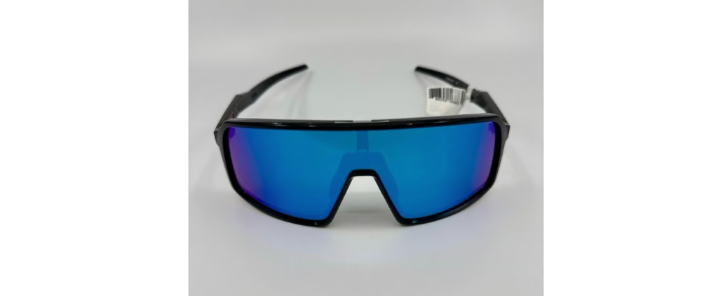 Oakley Sutro Prizm Sapphire Lenses Polished Black Frame Sunglasses OO9406-9037