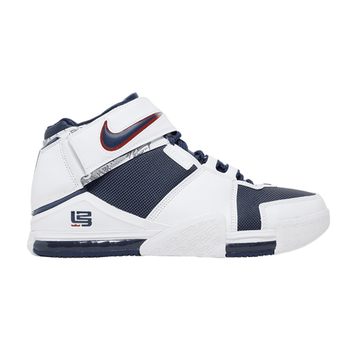 Size 12.5M/14W - Nike Zoom LeBron 2 Retro 'USA' 2022 (NO BOX) DR0826-100