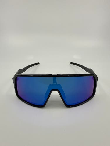 Oakley Sutro Prizm Sapphire Lenses Polished Black Frame Sunglasses OO9406-9037