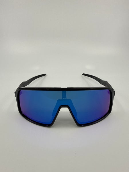Oakley Sutro Prizm Sapphire Lenses Polished Black Frame Sunglasses OO9406-9037