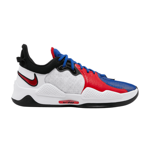 Size 5.5M/7W - Nike PG 5 'White University Red' (NO BOX) CW3143-101