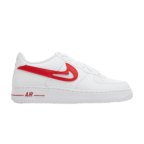 Size 5M/6.5W - Nike Air Force 1 GS White Red' (NO BOX) DR7970-100
