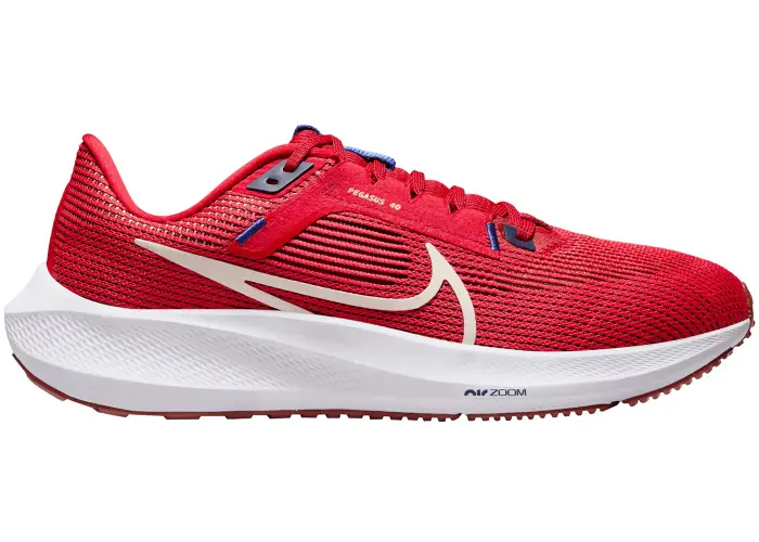 Size 12M/13.5W - Nike Air Zoom Pegasus 40 University Red (NO BOX) DV3853-600