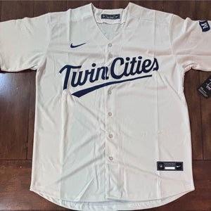Minnesota Twins “Twin Cities” City Connect stitched Jersey Adult Small NWT
