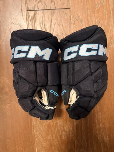 CCM JetSpeed FT1 Gloves 14" Pro Stock (Used) Utah Team Stock