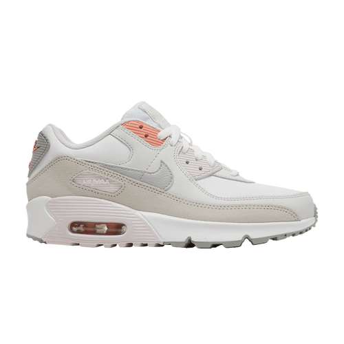 Size 7M/8.5W - Nike Air Max 90 Leather GS 'White (NO BOX) CD6864-111