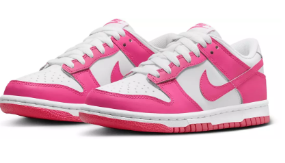 Size 4Y - Nike Dunk Low Laser Fuchsia GS ( NO BOX) FB9109-102