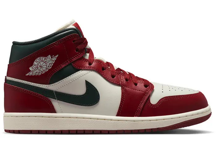 Size 11.5M/13W - Jordan 1 Mid Redstone Midnight Green (No Box) DQ8426-105