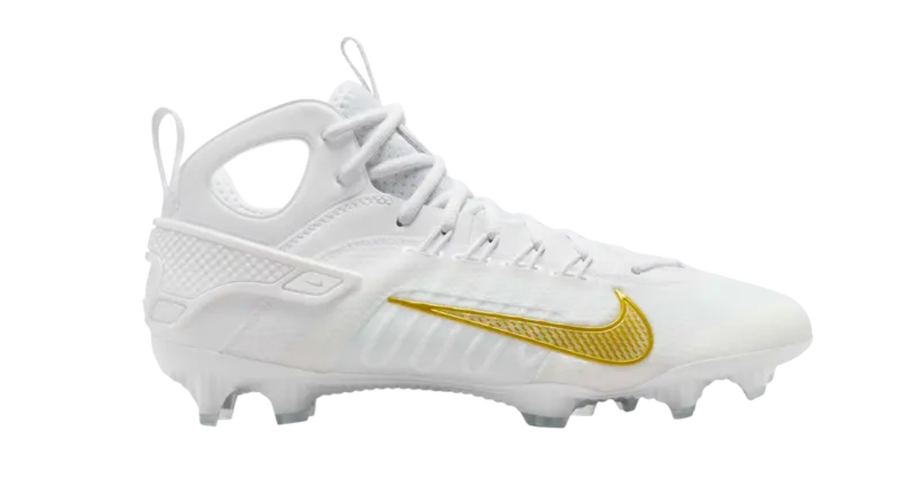 Size 9.5M/11W - Nike Huarache 9 Elite Mid LAX 'White (NO BOX) fd0088-100