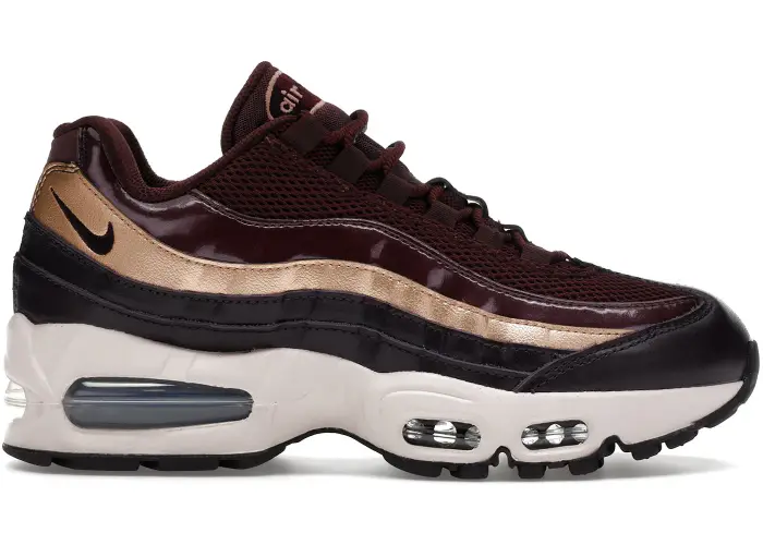 Size 8.5M/10W - Nike Air Max 95 SE Big Bubble Burgundy Women's (NO BOX) IB6398-6