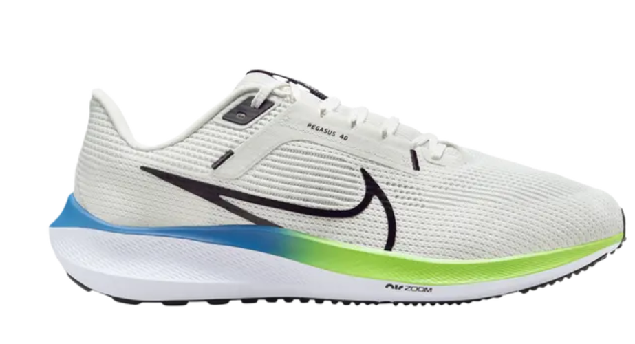 Size 12M/13.5W - Nike Air Zoom Pegasus 40 Extra Wide Platinum (NO BOX) dv7480-00