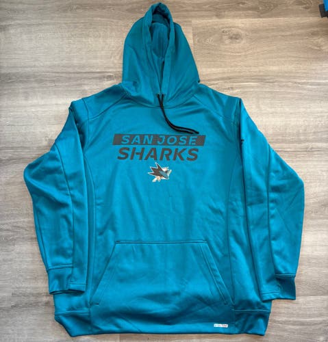 San Jose shark Men's authentic pro XL Sweatshirt (New)