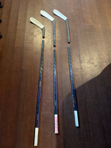 BROKEN Pro Stock Matias Macelli Senior CCM Ribcor Trigger 7 Pro Left Hand Hockey Stick P28 70 Flex
