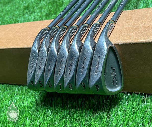 Used Right Handed King Cobra II Oversize Irons 4-PW Regular Graphite Golf Set