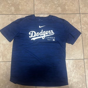 Nike Dri-Fit Los Angeles Dodgers MLB Baseball Training Top Adult Size M Used