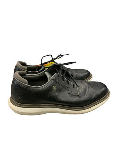 Used Foot Joy Mens Golf Shoes Black Senior 11 11859-S000030445