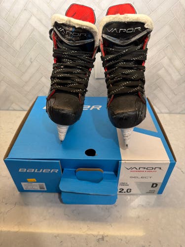 Bauer Vapor Select Hockey Skates Regular Width Size 2 (Used)