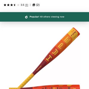 2025 Easton Hype Fire Composite USSSA Certified Bat (-10) 18 oz 28" (New)