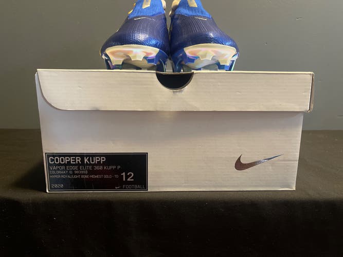 Men's Size M 12.0 (W 13.0) Nike Vapor Edge Elite 360 2 Mid Top Molded Cleats (New) Cooper Kupp