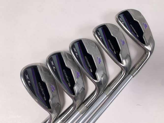 Cobra XL Iron Set 6-PW+SW Ladies Graphite Womens RH Undersize Grips No 8 iron