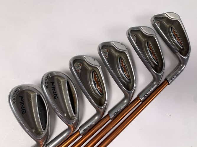 Ping G10 Iron Set 6-PW+GW+SW Black Dot TFC 129 I Regular RH No 7 iron