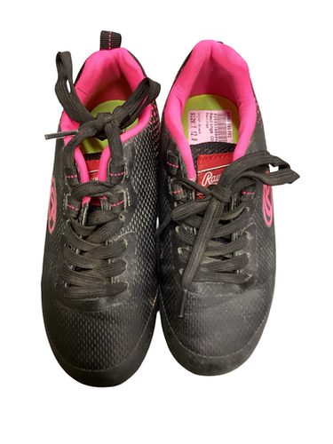Used Rawlings COOLFLO BB/SB Cleats Black Youth 12.0 11613-S000180982