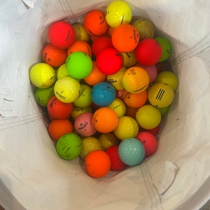 Colored Golf Balls assorted 60 Pack (5 Dozen) (Used)