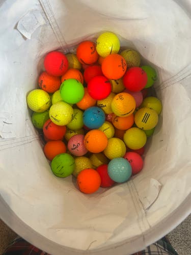 Colored Golf Balls assorted 60 Pack (5 Dozen) (Used)