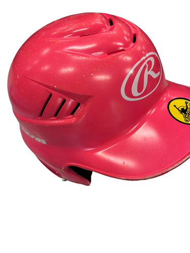Used Rawlings BB HELMET Batting Helmet No Mask Pink MD 11682-S000131402