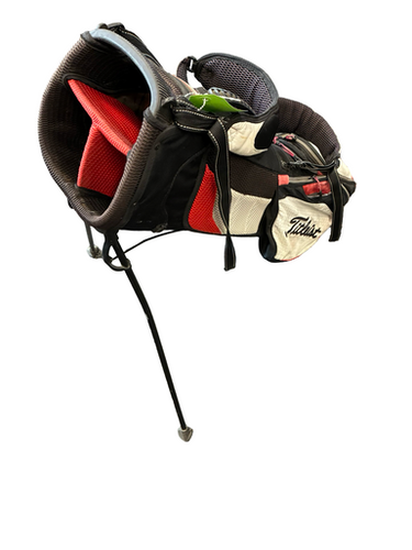 Used Titleist 3 WAY STAND BAG Mens Stand Bag Black 11682-S000131391