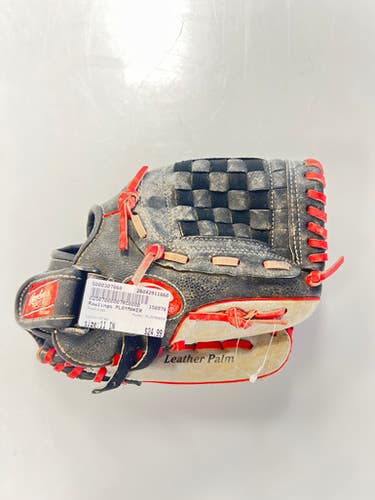 Used Rawlings PLAYMAKER BB/SB Glove RH Throw Grey 11" 11860-S000307868