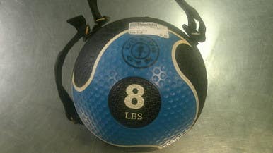 Used Golds Gym Medicine Ball Royal Blue 8 lb 11868-S000069016