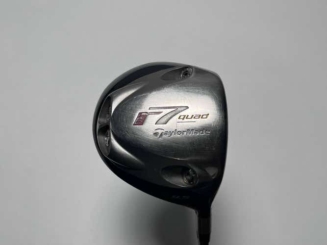 TaylorMade R7 Quad Driver 9.5* MAS2 65g Stiff Graphite Mens RH