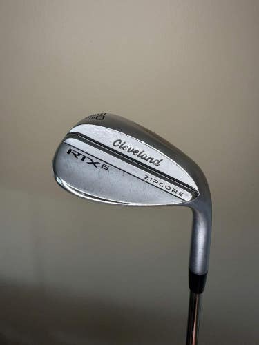 Cleveland RTX 6 Zipcore Tour Satin Lob Wedge 60 / 10 KBS Wedge Flex 35.5 NICE