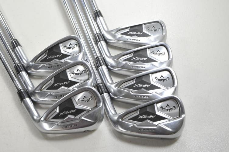 Callaway Apex 19 4-PW Iron Set Regular Flex Right Elevate 95g Steel # 216222