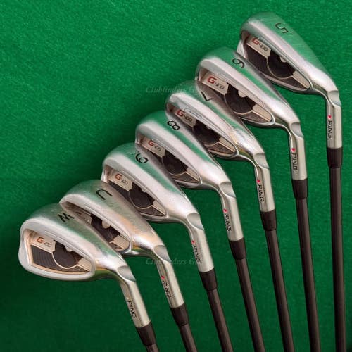 Ping G400 Red Dot 5-UW Iron Set Ping TFC 80 i Graphite Seniors