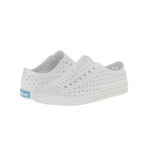 Native Shoes Jefferson 11100100-1999 Mens 6 White Slip On Perforated Shoes RG267